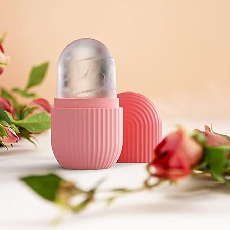 "Ice Face Roller – Cooling Massager for Puffiness, Pores & Glowing Skin"