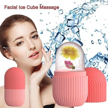 "Ice Face Roller – Cooling Massager for Puffiness, Pores & Glowing Skin"